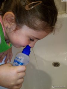 промывание носа дети
